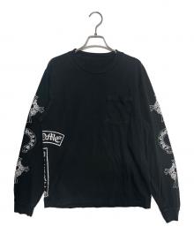 CHROME HEARTS（クロムハーツ）の古着「SOAP & WATER LS PKT CREW T-SHIRT T BAR」｜ブラック