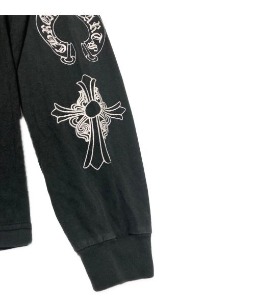 CHROME HEARTS（クロムハーツ）CHROME HEARTS (クロムハーツ) Soap+Water Multi Print L/S T-Shirt ブラック サイズ:S 未使用品の古着・服飾アイテム