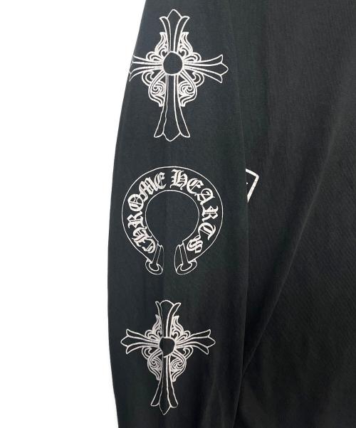 CHROME HEARTS（クロムハーツ）CHROME HEARTS (クロムハーツ) SOAP & WATER LS PKT CREW T-SHIRT T BAR ブラック サイズ:S 未使用品の古着・服飾アイテム