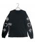 CHROME HEARTS（クロムハーツ）の古着「Soap+Water Multi Print L/S T-Shirt」｜ブラック