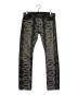 Thee Hysteric XXX（ジィ ヒステリックトリプルエックス）の古着「Snake Loop Studded Denim」｜ブラック