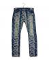 Thee Hysteric XXX（ジィ ヒステリックトリプルエックス）の古着「Snake Loop Studded Denim」｜ブルー