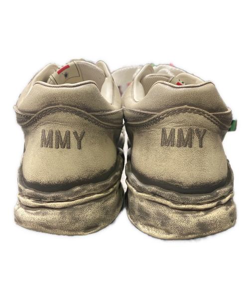 Maison MIHARA YASUHIRO（メゾン ミハラ ヤスヒロ）Maison MIHARA YASUHIRO (メゾン ミハラ ヤスヒロ) PARKER OG Sole Faded Effect Leather Low-top Sneaker ホワイト サイズ:45の古着・服飾アイテム