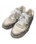 Maison MIHARA YASUHIRO（メゾン ミハラ ヤスヒロ）の古着「PARKER OG Sole Faded Effect Leather Low-top Sneaker」｜ホワイト