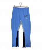 GALLERY DEPTギャラリー デプト）の古着「FLARE PAINTED SWEAT PANT」｜ブルー