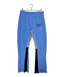 GALLERY DEPT（ギャラリー デプト）の古着「FLARE PAINTED SWEAT PANT」｜ブルー
