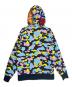 A BATHING APE (アベイシングエイプ) 26SS NEW MULTI CAMO SHARK FULL ZIP HOODIE マルチカラー サイズ:L：55000円
