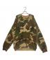 SUPREME（シュプリーム）の古着「Washed Small Box Waffle Sweater Woodland Camo」｜カーキ
