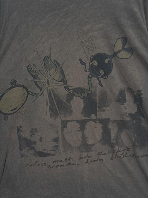 cactus jack（カクタス・ジャック）Cactus Jack (カクタス・ジャック) Fragment (フラッグメント) Takashi Murakami (タカシ ムラカミ) Drift Long Sleeve Tee ブラウン×ブルー サイズ:XLの古着・服飾アイテム