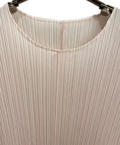 PLEATS PLEASE（プリーツプリーズ）PLEATS PLEASE (プリーツプリーズ) 半袖ワンピース ライトピンク サイズ:3の古着・服飾アイテム
