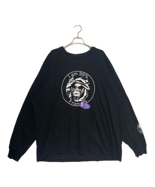 99%is（ナインティナインパーセントイズ）99%is (ナインティナインパーセントイズ) ' OUR FAITH ' Sleeve ブラック サイズ:4の古着・服飾アイテム