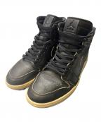 NIKEナイキ）の古着「Air Jordan 1 Retro High Black Desert Sand」｜ブラック