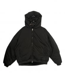 ALEXANDER WANG（アレキサンダー・ワン）の古着「裏地フリースオーバーサイズパファーブルゾン」｜ブラック