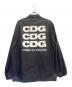 CDG (シーディージー) CDG バックロゴ プリントコーチジャケット ブラック サイズ:S：15000円