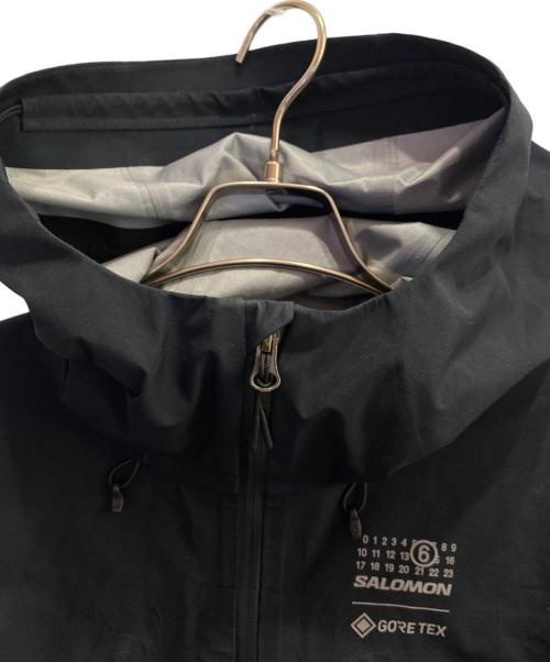 MM6 Maison Margiela（エムエムシックスメゾンマルジェラ）MM6 Maison Margiela (エムエムシックスメゾンマルジェラ) SALOMON (サロモン) SPORTS JACKET ブラック サイズ:Lの古着・服飾アイテム