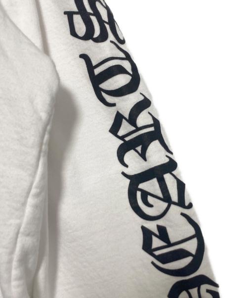 CHROME HEARTS（クロムハーツ）CHROME HEARTS (クロムハーツ) Neck Logo Crew Sweat ホワイト サイズ:XLの古着・服飾アイテム
