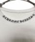 中古・古着 CHROME HEARTS (クロムハーツ) Neck Logo Crew Sweat ホワイト サイズ:XL：110000円