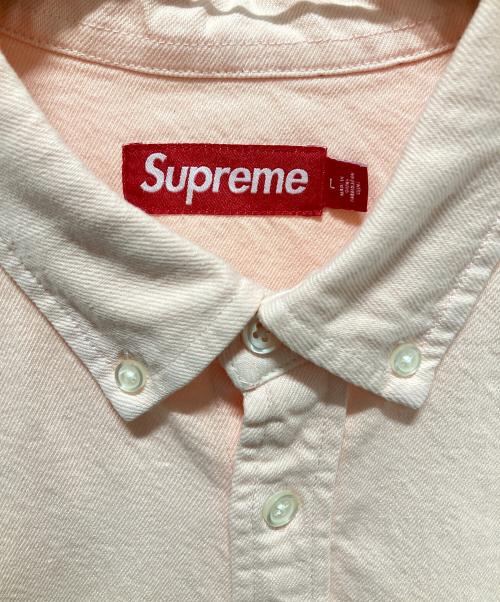 SUPREME（シュプリーム）SUPREME (シュプリーム) Small Box Denim Shirt(スモールボックスロゴデニムシャツ) ピンク サイズ:Lの古着・服飾アイテム