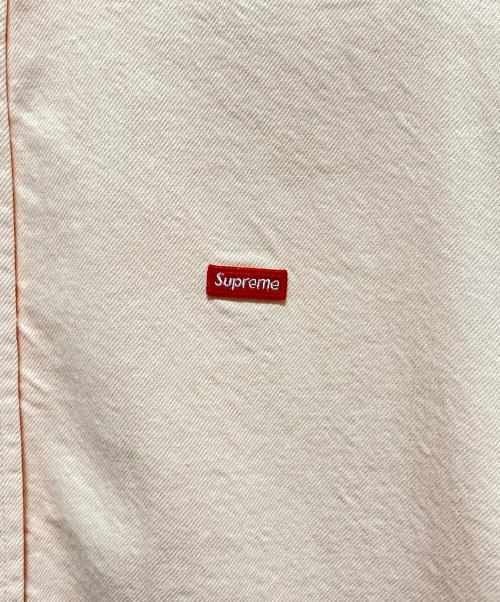 SUPREME（シュプリーム）SUPREME (シュプリーム) Small Box Denim Shirt(スモールボックスロゴデニムシャツ) ピンク サイズ:Lの古着・服飾アイテム