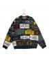 SUPREME（シュプリーム）の古着「License plate Sweater」｜ブラック×マルチ