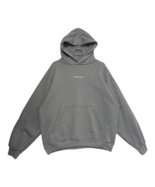 BALENCIAGA（バレンシアガ）の古着「Reflective Logo Hoodie」｜グレー