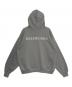 BALENCIAGA (バレンシアガ) Reflective Logo Hoodie グレー サイズ:XXS：60000円