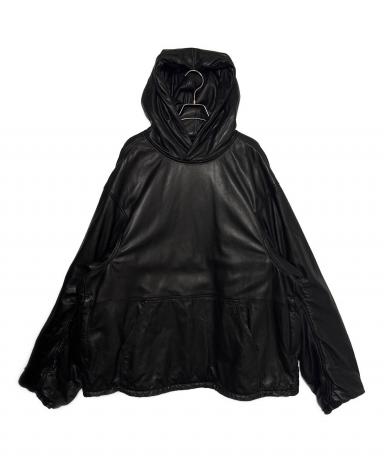 中古・古着通販】BALENCIAGA (バレンシアガ) Oversized Leather Hoodie