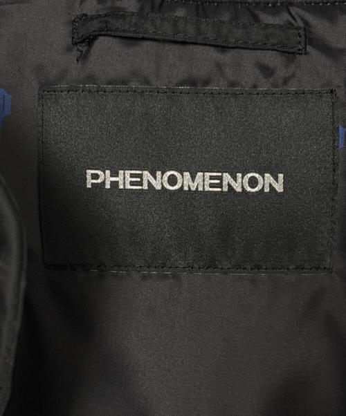 PHENOMENON（フェノメノン）PHENOMENON (フェノメノン) LOOP MA-1 BOMBER JACKET ( ループ エムエーワン ボンバー ジャケット ) ブラック サイズ:XLの古着・服飾アイテム