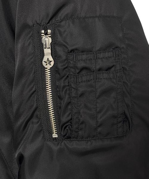 PHENOMENON（フェノメノン）PHENOMENON (フェノメノン) LOOP MA-1 BOMBER JACKET ( ループ エムエーワン ボンバー ジャケット ) ブラック サイズ:XLの古着・服飾アイテム