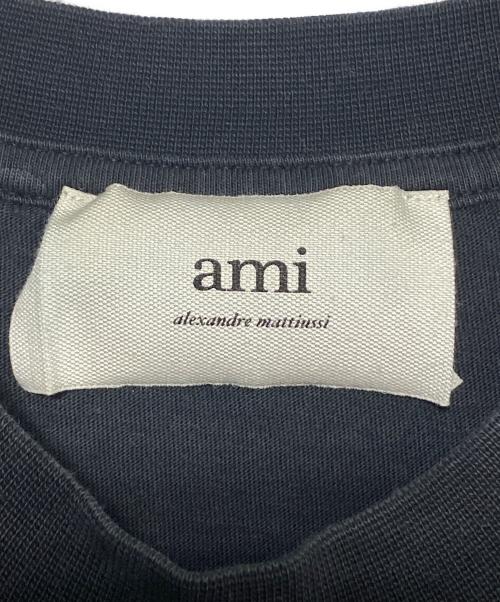 AMI Alexandre Mattiussi（アミアレクサンドルマテュッシ）AMI Alexandre Mattiussi (アミアレクサンドルマテュッシ) ハートロゴカットソー ブラック サイズ:XXSの古着・服飾アイテム