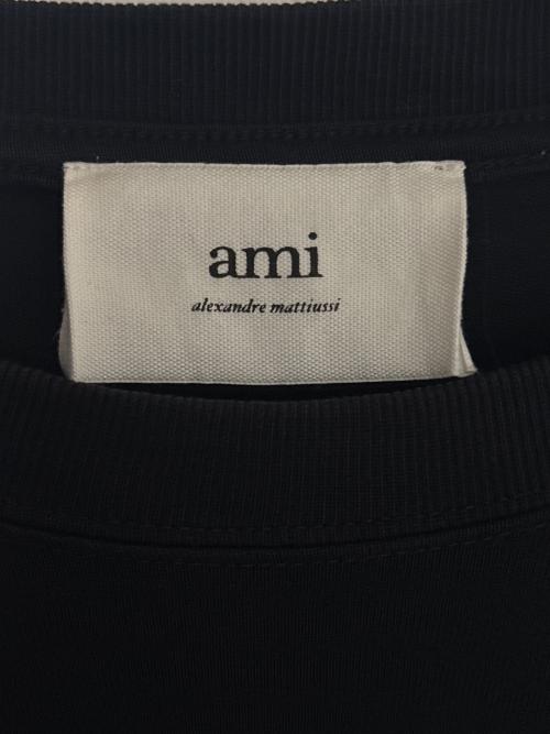 AMI Alexandre Mattiussi（アミアレクサンドルマテュッシ）AMI Alexandre Mattiussi (アミアレクサンドルマテュッシ) ハートロゴカットソー ブラック サイズ:XLの古着・服飾アイテム