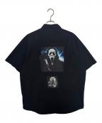 SUPREMEシュプリーム）の古着「Ghostface S/S Work Shirt ( ゴーストフェイス ショートスリーブ ワークシャツ )」｜ブラック