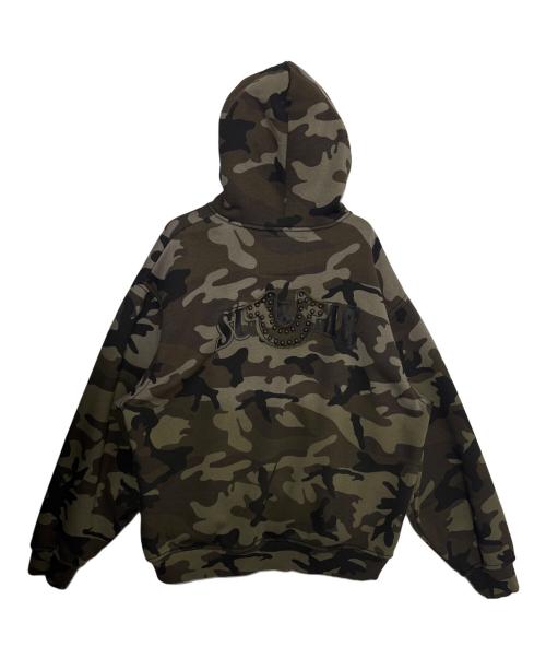 SUPREME（シュプリーム）SUPREME (シュプリーム) Zip Up Hooded Sweatshirt Woodland Camo グリーン サイズ:XLの古着・服飾アイテム