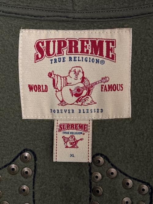 SUPREME（シュプリーム）SUPREME (シュプリーム) Zip Up Hooded Sweatshirt Woodland Camo グリーン サイズ:XLの古着・服飾アイテム