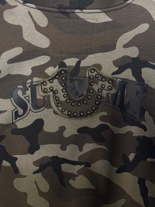 SUPREME（シュプリーム）SUPREME (シュプリーム) Zip Up Hooded Sweatshirt Woodland Camo グリーン サイズ:XLの古着・服飾アイテム
