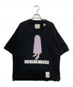 MIHARA YASUHIROミハラヤスヒロ）の古着「HERBIE Printed T-shirt」｜ブラック