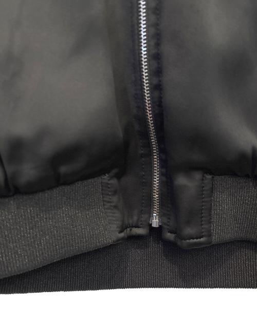 Saint Laurent Paris（サンローランパリ）Saint Laurent Paris (サンローランパリ) 16AW バックスネーク刺繍 スタジアム ジャケット ブラック サイズ:44の古着・服飾アイテム