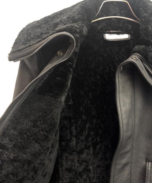 Saint Laurent Paris（サンローランパリ）Saint Laurent Paris (サンローランパリ) アビエイター ムートン ジャケット ブラック サイズ:44の古着・服飾アイテム