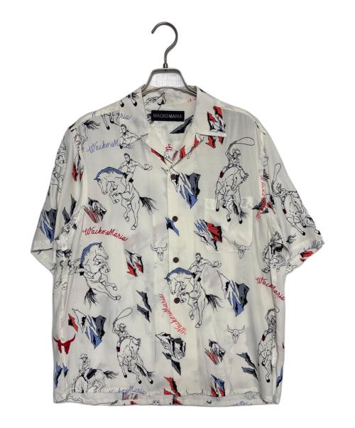 WACKO MARIA（ワコマリア）WACKO MARIA (ワコマリア) HAWAIIAN SHIRT アイボリー サイズ:Sの古着・服飾アイテム