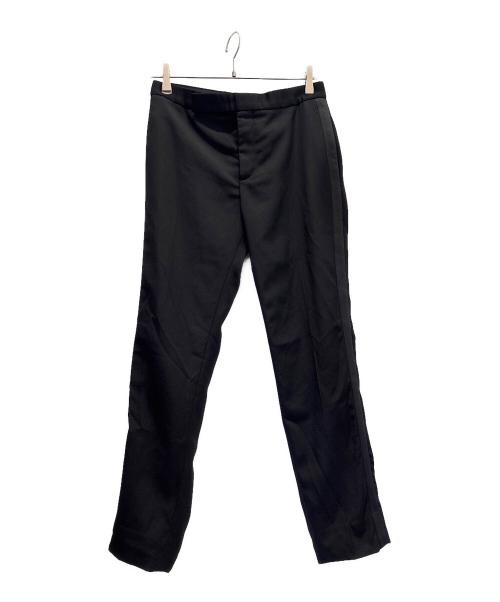 Saint Laurent Paris（サンローランパリ）Saint Laurent Paris (サンローランパリ) スモーキングパンツ ブラック サイズ:42の古着・服飾アイテム