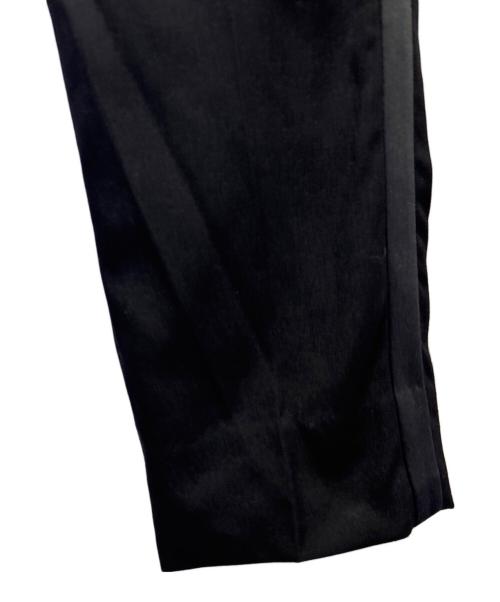 Saint Laurent Paris（サンローランパリ）Saint Laurent Paris (サンローランパリ) スモーキングパンツ ブラック サイズ:42の古着・服飾アイテム