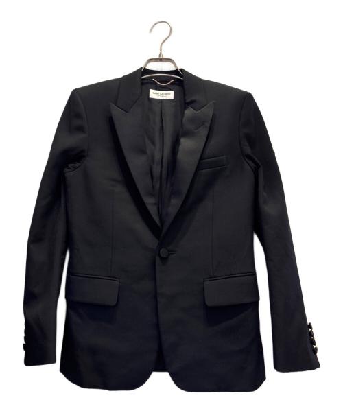 Saint Laurent Paris（サンローランパリ）Saint Laurent Paris (サンローランパリ) スモーキングジャケット ブラック サイズ:42の古着・服飾アイテム