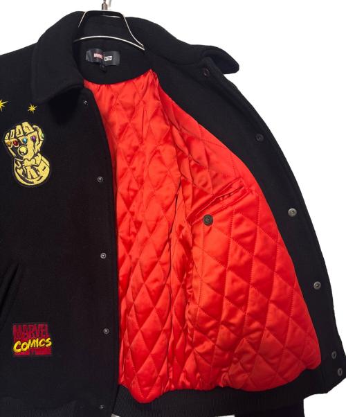 KITH（キス）KITH (キス) MARVEL (マーベル) Universe Varsity Jacket ブラック サイズ:XSの古着・服飾アイテム