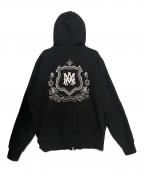 AMIRIアミリ）の古着「MA CREST ZIP フーディ」｜ブラック
