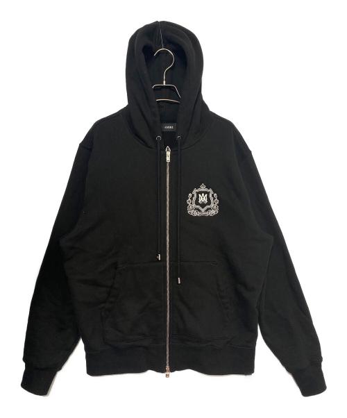 AMIRI（アミリ）AMIRI (アミリ) MA CREST ZIP フーディ ブラック サイズ:Lの古着・服飾アイテム