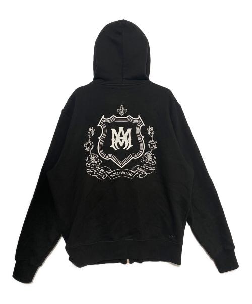AMIRI（アミリ）AMIRI (アミリ) MA CREST ZIP フーディ ブラック サイズ:Lの古着・服飾アイテム