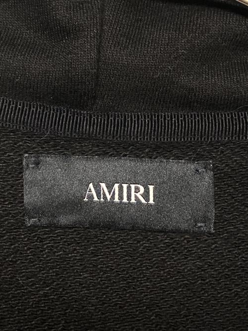 AMIRI（アミリ）AMIRI (アミリ) MA CREST ZIP フーディ ブラック サイズ:Lの古着・服飾アイテム