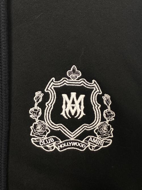 AMIRI（アミリ）AMIRI (アミリ) MA CREST ZIP フーディ ブラック サイズ:Lの古着・服飾アイテム
