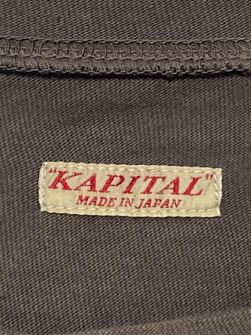 KAPITAL（キャピタル）KAPITAL (キャピタル)  Knookies Buster Peckish Bowy Printed Cotton Tee グレー サイズ:Mの古着・服飾アイテム