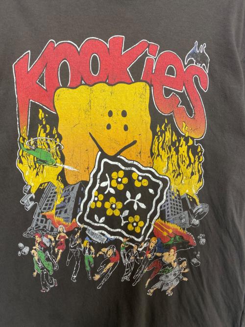 KAPITAL（キャピタル）KAPITAL (キャピタル)  Knookies Buster Peckish Bowy Printed Cotton Tee グレー サイズ:Mの古着・服飾アイテム